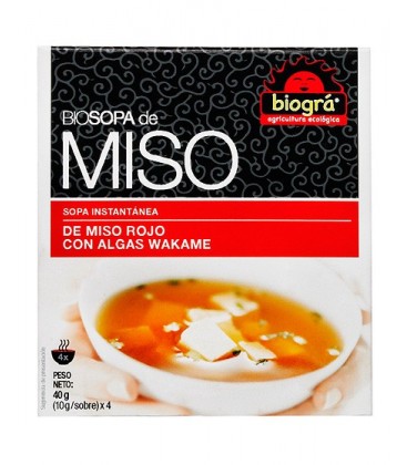 SOPA MISO ROJO c/WAKAME biogra