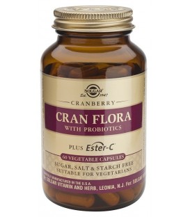 CRAN FLORA (cistitis y probioticos) 60cp. solgar