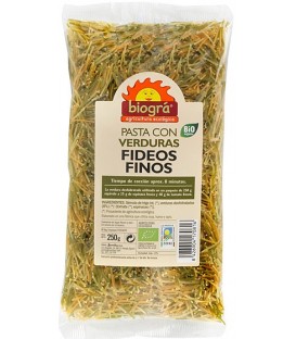 FIDEOS CON VERDURAS 250gr. eco-salim