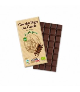 CHOCOLATE NEGRO c/CANELA 100gr. sole