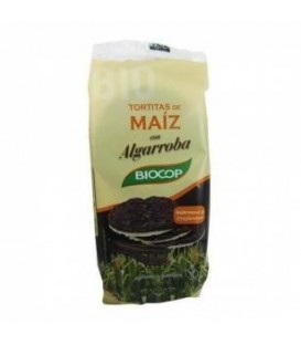 TORTAS MAIZ ALGARROBA 100gr. biocop