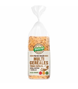 PAN MOLDE ESPELTA MULTICEREALES 400gr. biocop