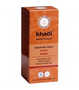 HENNA CASTAñO AVELLANA 100gr. khadi