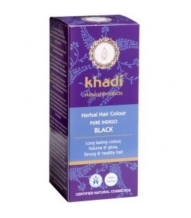 HENNA INDIGO 100% PURO NEGRO 100gr. khadi