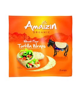 TORTILLA WRAPS TRIGO 240gr. amaizin