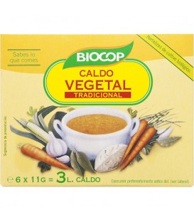 CALDO VERDURAS CUBITOS 6x11gr. biocop