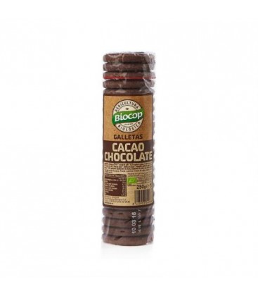GALLETAS CACAO CHOCO 250gr. biocop