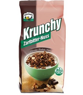 KRUNCHY SUN CHOCO. NEGRO y AVELLA 375gr. barnhouse