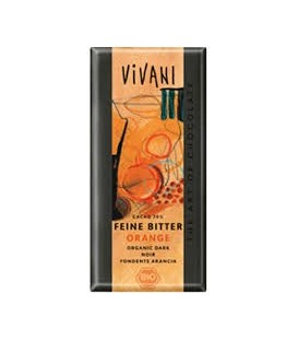 CHOCOLATE 70% c/NARANJA  100gr. vivani