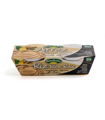 POSTRE ARROZ CANELA LIMoN 2x125gr. naturgreen