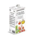 CALDO VERDURAS brick 1lt. amandin