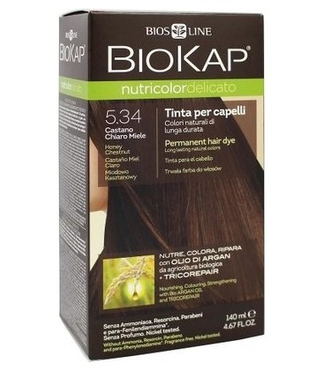 NUTRICOLOR DELICATO 5.34 CASTAñO MIEL biokap