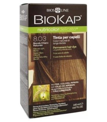 NUTRICOLOR DELICATO 8.03 RUBIO CLARO NATURL biokap