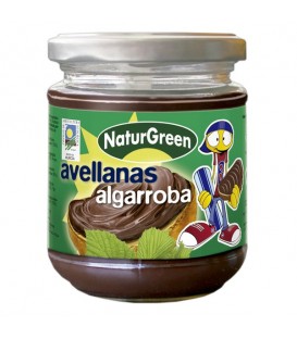 CREMA ALGARROBA c/AVELLANAS 200gr. naturgreen