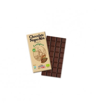 CHOCOLATE NEGRO 86% 100gr. sole