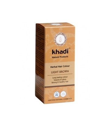 HENNA CASTAñO CLARO 100gr. khadi