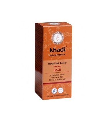 HENNA CASTAñO AVELLANA 100gr. khadi