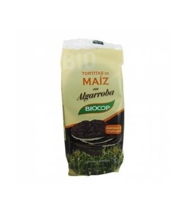 TORTAS MAIZ ALGARROBA 100gr. biocop