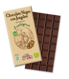 CHOCOLATE NEGRO c/JENGIBRE 100gr. sole