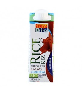 BEBIDA ARROZ CHOCOLATE c/CALCIO 250ml. isola