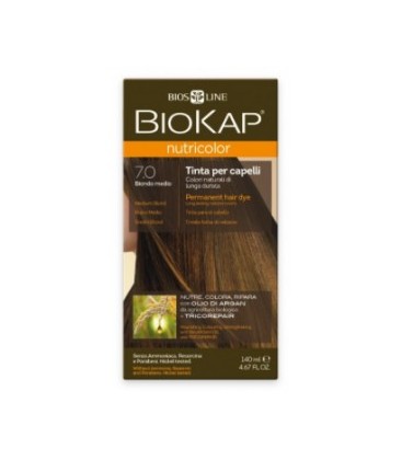 NUTRICOLOR 7.0 RUBIO MEDIO biokap