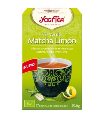 YOGI TEA TE VERDE MATCHA LIMON 17x1,8gr. filtros