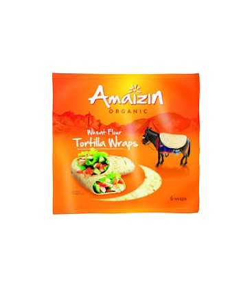 TORTILLA WRAPS TRIGO 240gr. amaizin