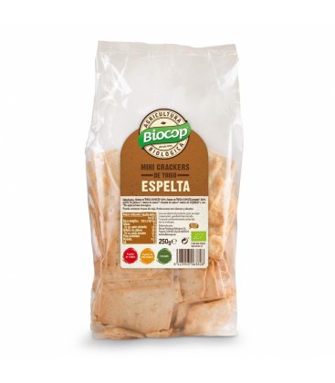 MINI CRACKERS ESPELTA s/levadura 250gr. biocop