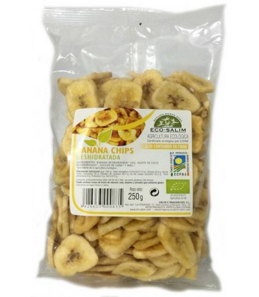 BANANA CHIPS DESHIDRATADA 250gr. ecosalim