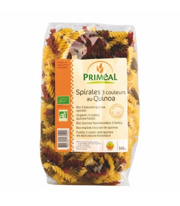 ESPIRALES QUINOA TRICOLOR 500gr. primeal