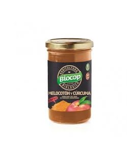 COMPOTA MELOCOTON CURCUMA 265 gr.  biocop