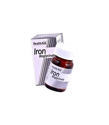 HIERRO BISGLICINATO + vit C 30mg. health aid