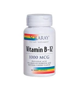 VITAMINA B12 1000mg SOLARAY