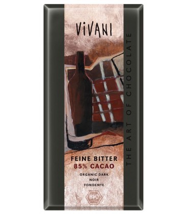 CHOCOLATE NEGRO 85% 100gr. vivani