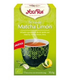 YOGI TEA TE VERDE MATCHA LIMON 17x1,8gr. filtros
