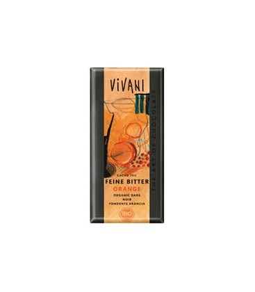 CHOCOLATE 70% c/NARANJA  100gr. vivani