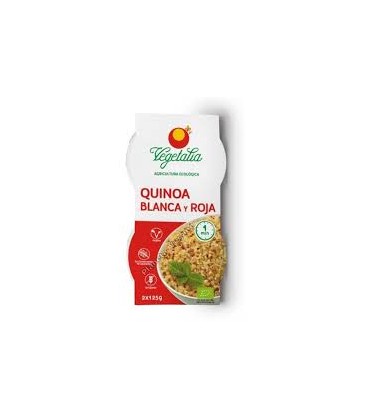 VASITOS QUINOA ROJA/BLANCA 2x125gr. vegetalia