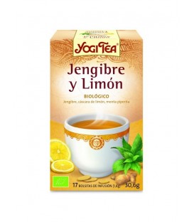 YOGI TEA JENGIBRE y LIMoN 17ud.x1.8gr. 