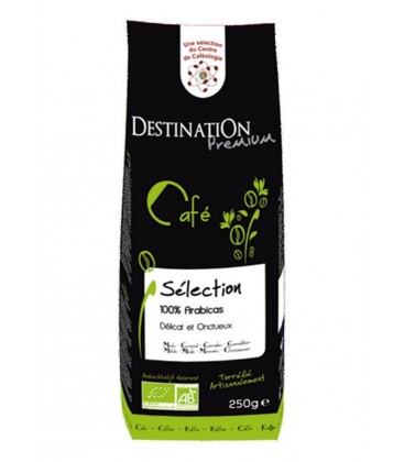 CAFE SELECTION 100% ARaBICA 250gr. destination