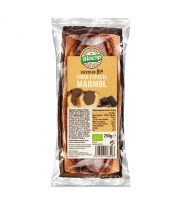 BIZCOCHO MARMOL ESPELTA 250gr. biocop