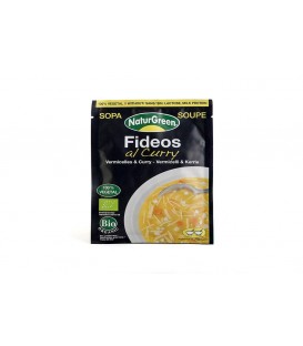 SOPA SOBRE FIDEOS al CURRY 40gr.naturgreen
