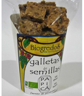 CRACKERS SEMILLAS s/gluten  120gr. biogredos
