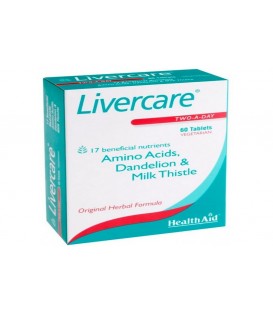 LIVERCARE (protector hepatico) 60cp. healthaid