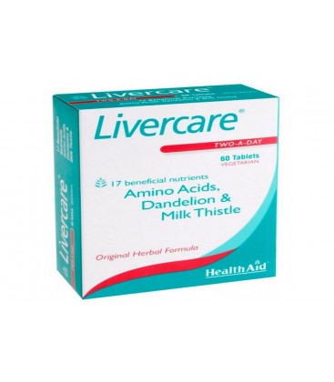 LIVERCARE (protector hepatico) 60cp. healthaid